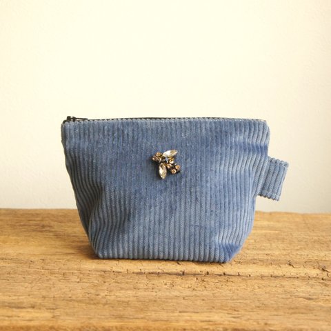 Mini Pouch【Saxe Blue】