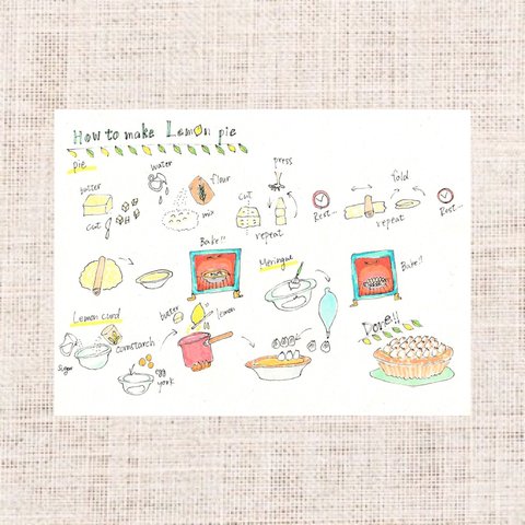 レモンパイの作り方 -How to make Lemon pie-