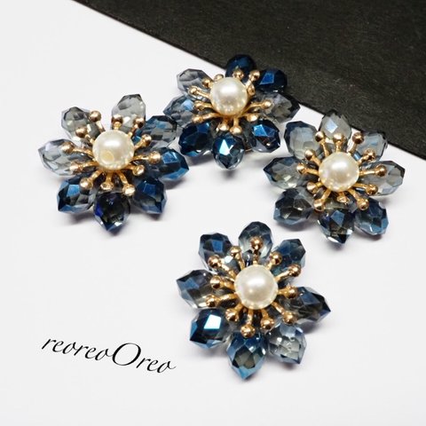  Flower bijou  Blue