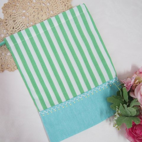 刺繍入りコップ袋☆送料無料☆