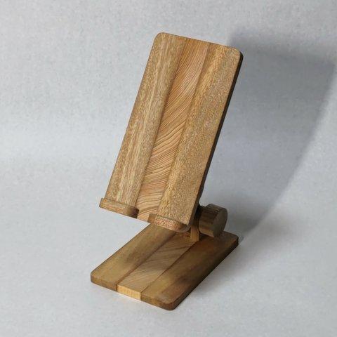 木製スマホスタンド