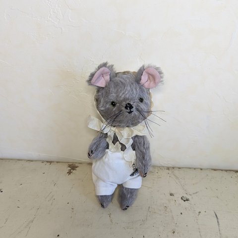 【NEW】グレーのテディマウス