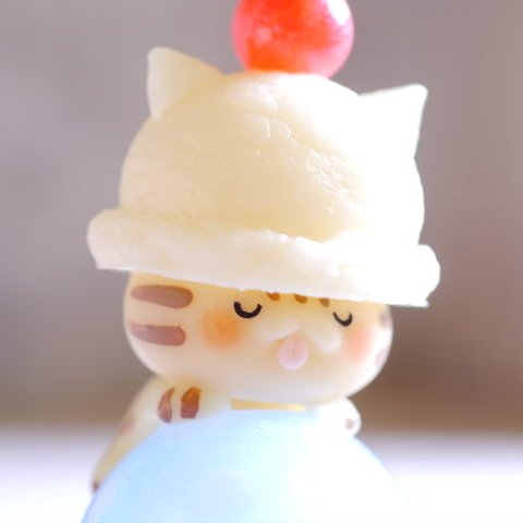 光る！ねこたまさんシングル ラムネクリームソーダ💙モチャさん