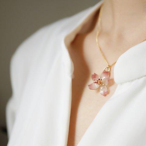 ほんのり桜jewelryネックレス