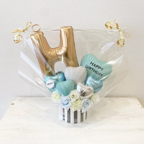 TIFFANY blue　イニシャルアレンジ