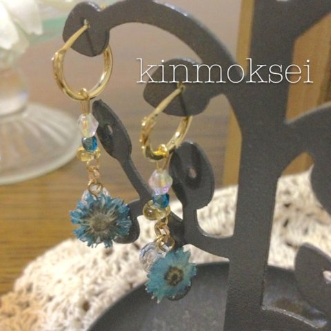 flowerピアス