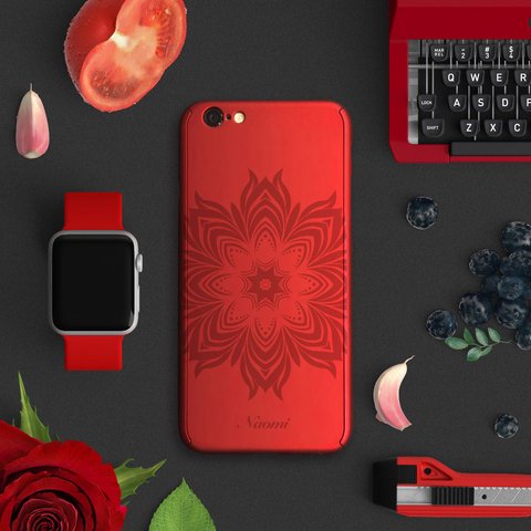 ★Floral★【360°全面保護強化ガラスフィルム付き】iPhone 11 / 11Pro iPhone全機種対応 スマホケース