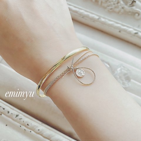 Gold Chain Design Coin Bracelet