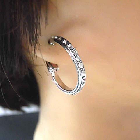 ファッションピアス 　リングステンレスピアス(小S)