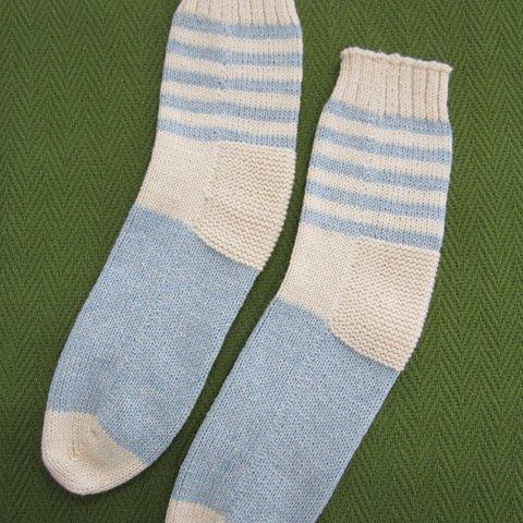 手編みの靴下（ロング）