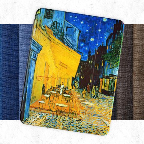 ゴッホ『夜のカフェテラス』iPadケース