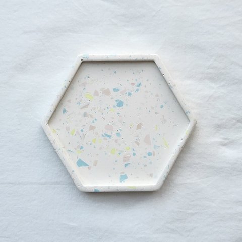 HEX tray / 六角形トレイ - Confetti