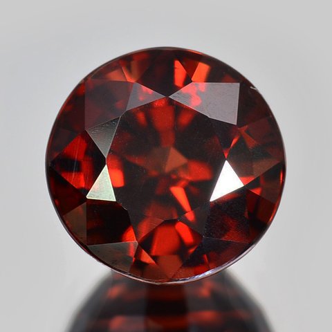 加工OK ソ付 レッド ジルコン 1.702ct ルース ラウンド