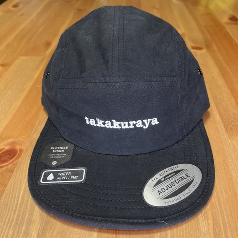 刺繍！【黒】“takakuraya”5panel U.L.Cap