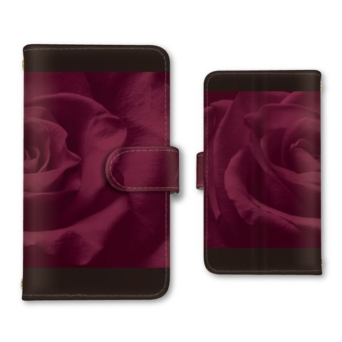 薔薇 スマホケース 手帳型 携帯ケース スマホカバー iPhoneケース