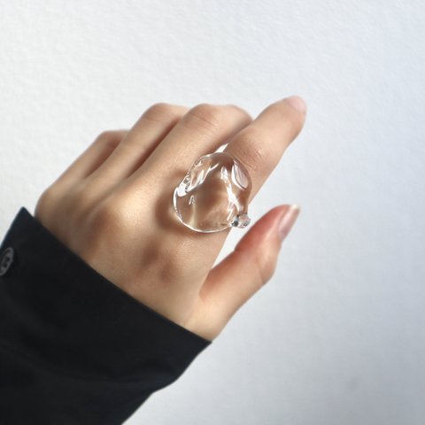 -coin-  ガラス リング　glass ring