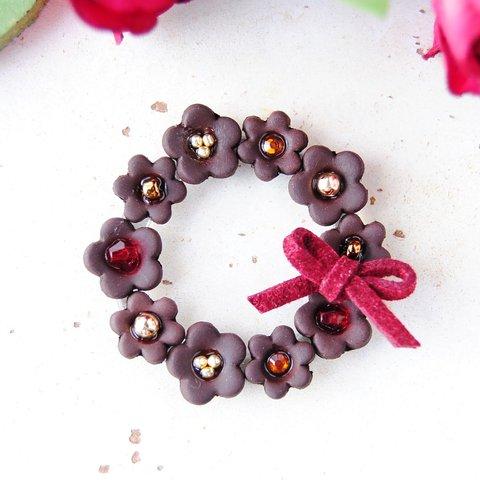 ✿ Fleurs de chocolat Brooch ✿ 