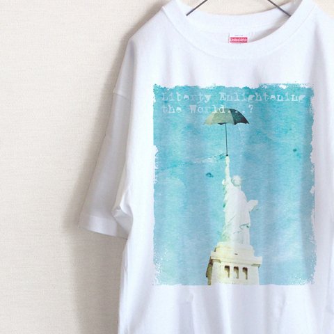 自由な女神　メンズ・レディースTシャツ（ハイグレード）