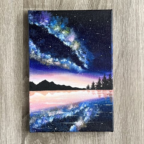 ︎ アクリル画《原画》✴︎ Starry night sky ✴︎