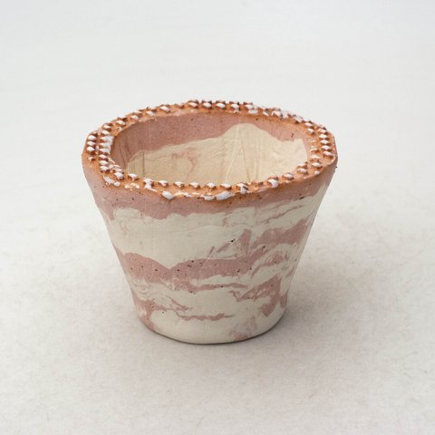 陶器製（２号ポット相当） AASc-ミカゲ-ピンク8701