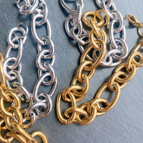 stainless chain ブレスレット