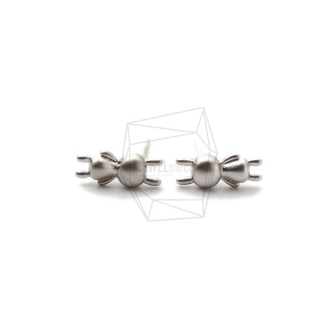 ERG-1636-MR【2個入り】ミニウサギピアス  ,Mini rabbit post Earring