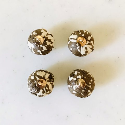 Brown Rattan 16mm Ball Pendant Tops