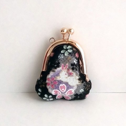 ちりめん♪小さいがま口：ちっちゃいがま口：かわいいがまぐち：小さい財布：littlie purse