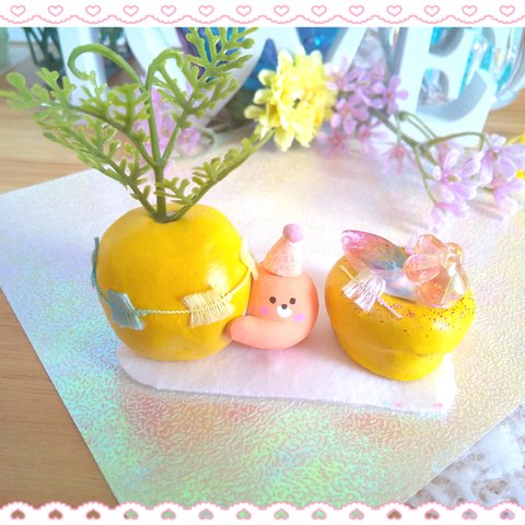 くまレモン🍋レモンケーキはいかが？🧸