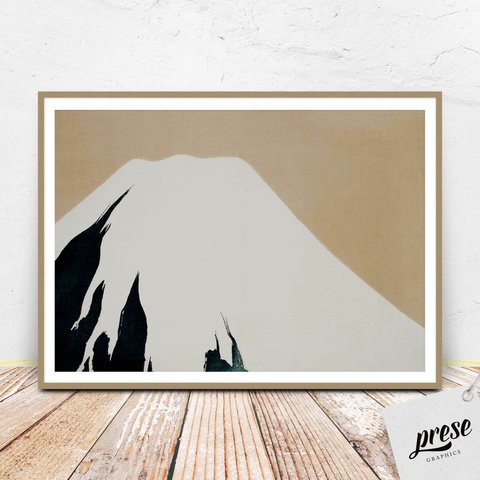 富士山、神坂雪佳