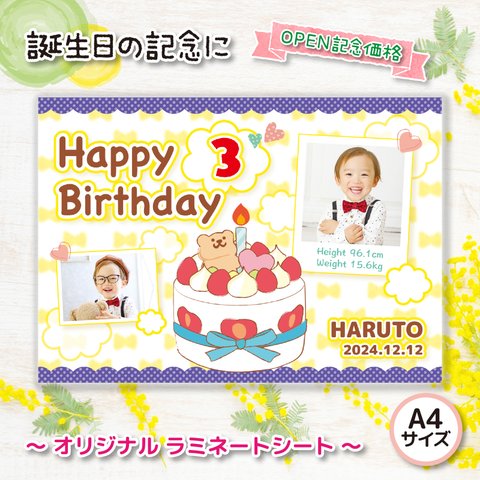 【OPEN記念価格（先着10名様限定）】Happy Birthday★くも