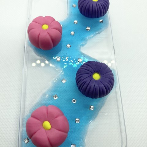 和菓子2種のお花iPhoneケース