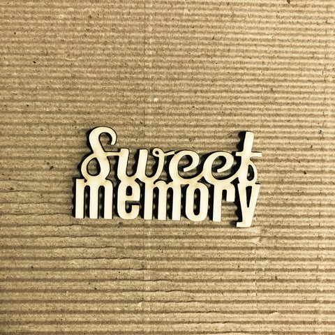 [Sweet memory]タイトルチップボード（3個入り）