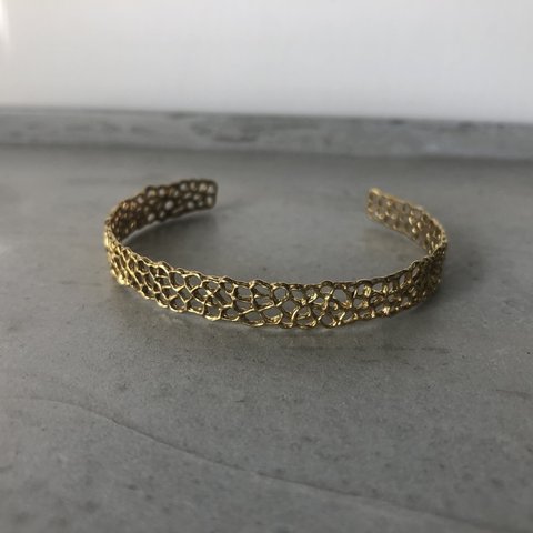 gold lace bangle