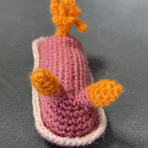 かぎ針編み海洋生物ウミウシかわいい編みぐるみ　Crochet Sea Creatures Nudibranch Amigurumi