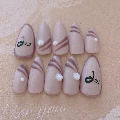 ブラウンマットnail❣️