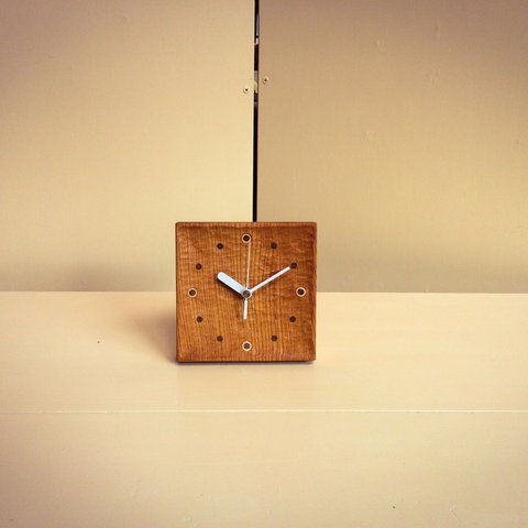 【受注製作品】table clock ケヤキ