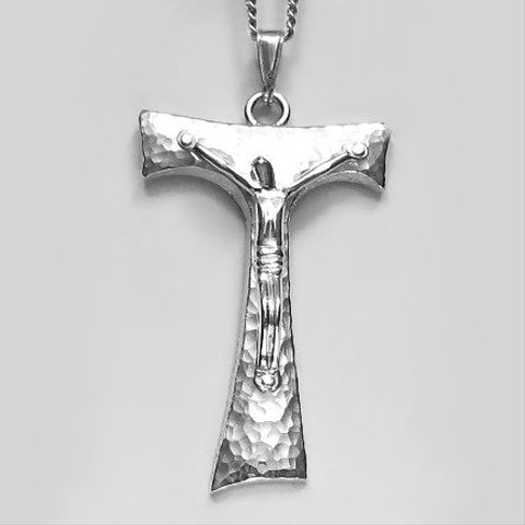 受難像（イエス・キリストの十字架像）　　タウ十字架の受難像　　pc51
