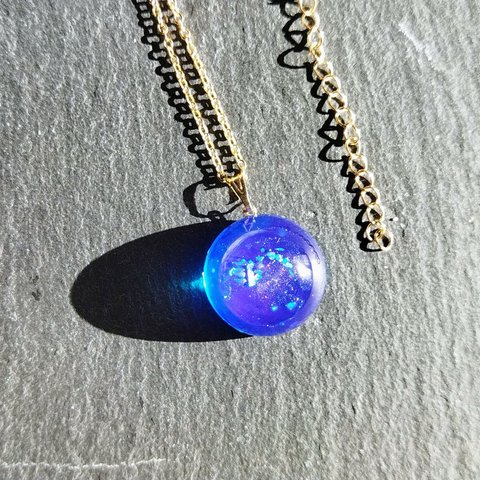 宇宙ネックレス / 20mm / レジン / メンズ / ギフト