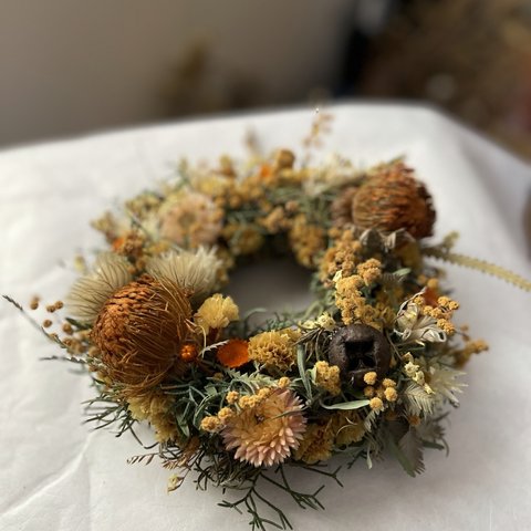 dried flower wreath‪‪𖥧𖤣受注製作品‪‪𖥧𖤣