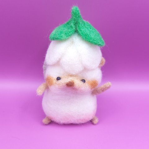 コロコロハリネズミ花帽子🦔(クリスマスローズ)