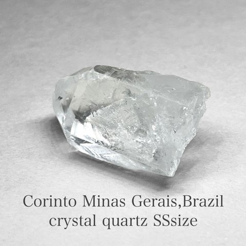 Corinto Minas Gerais crystal：storation /ミナスジェライス州コリント産水晶SS - 8：ストレーション