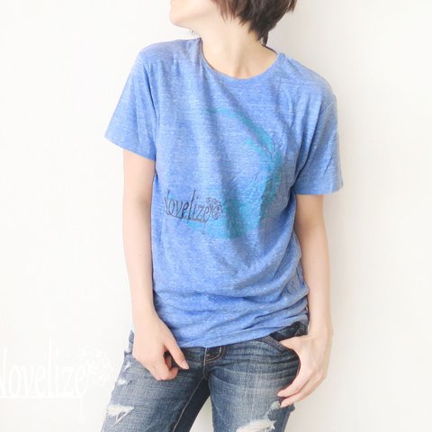 おとなのTシャツ　*sharon-Tee*　＊セレストブルー＊