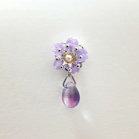 水桜☆マスクチャーム(紫)
