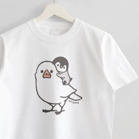 Tシャツ（PETIT BIRD / 文鳥×ペンギン）