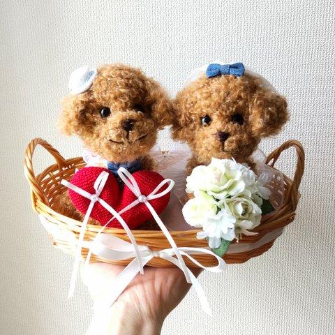 ♡リングピロー♡　（トイプードルの Smile smile wedding No.5）