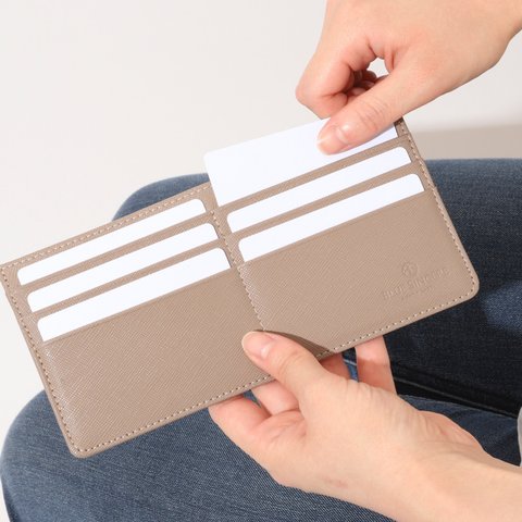 【薄くて軽いスマート財布】レザー極薄長財布 フラグメントケース / SW2