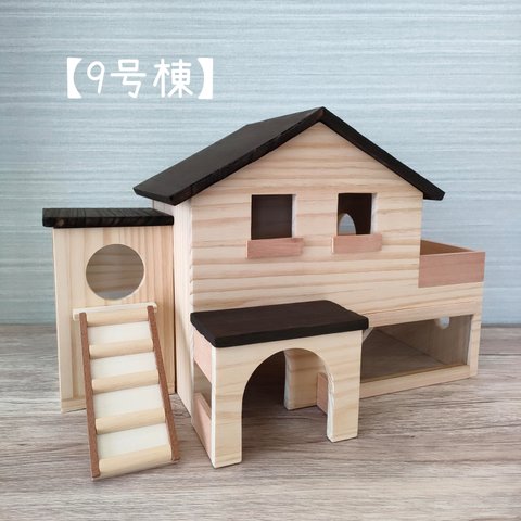 木製ハムスターハウス【9号棟】