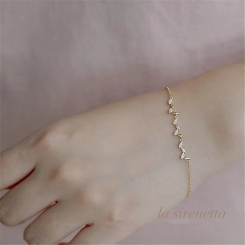 受注製作 ＊ leaf connect bracelet