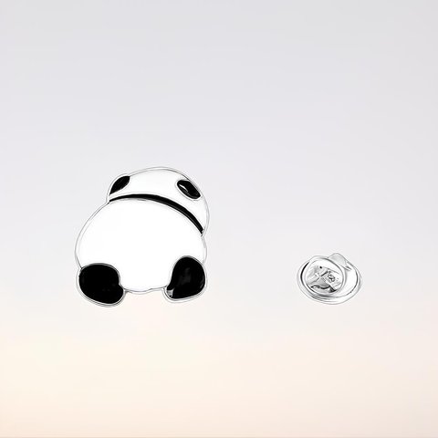 H3360【動物】可愛い パンダ ブローチ ランダム 1点